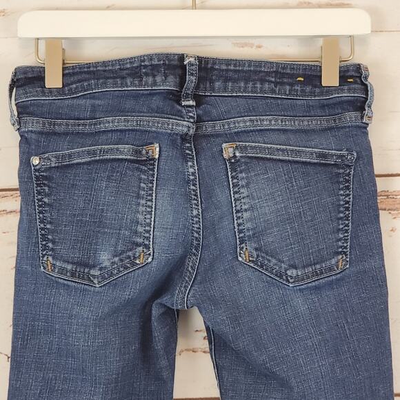 Anthro Pilcro Letterpress Skinny Jeans Distressed Size 26 - Picture 4 of 8